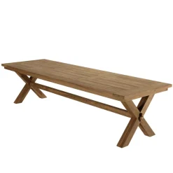 Lot n°7 Salon de jardin teck recyclé rotin synthétique 8 à 10 personnes VALERIA