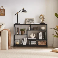 L'étagère bibliothèque style industriel ODDA avec ses 5 niveaux de rangement design intemporel