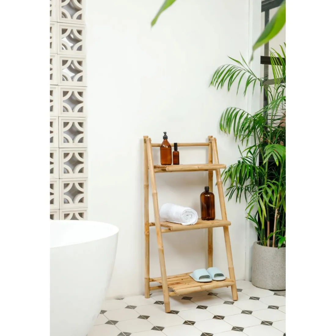 L'étagère KENDARI design moderne et scandinave Marron