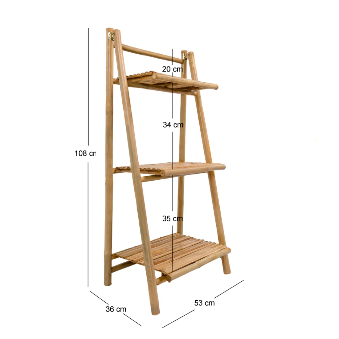 L'étagère KENDARI design moderne et scandinave Marron