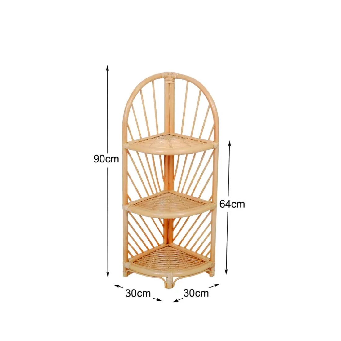 L'étagère KOLAKA avec son design moderne et scandinave 3 niveaux larges et profonds