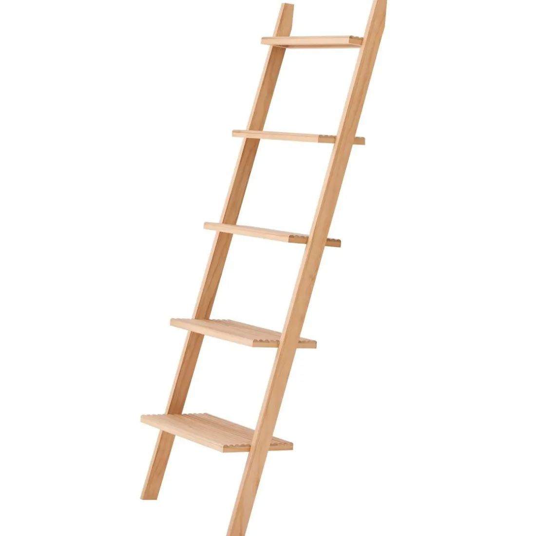 L'étagère murale échelle SMOGEN en bois massif naturel style scandinave design intemporel fabriquée en pin de haute qualité