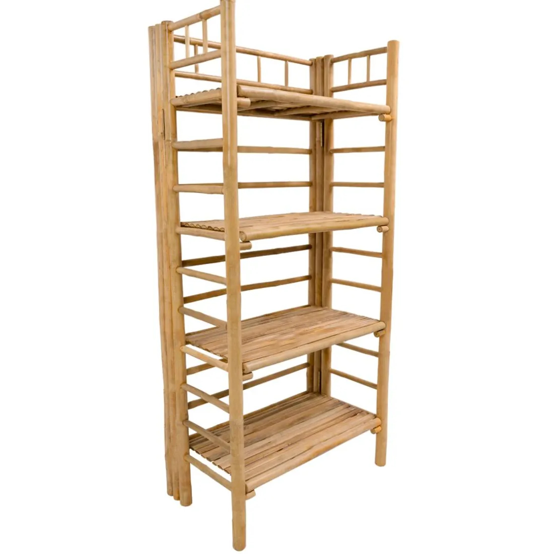 L'étagère SEMARANG design moderne et scandinave 4 niveaux larges et profonds de rangements