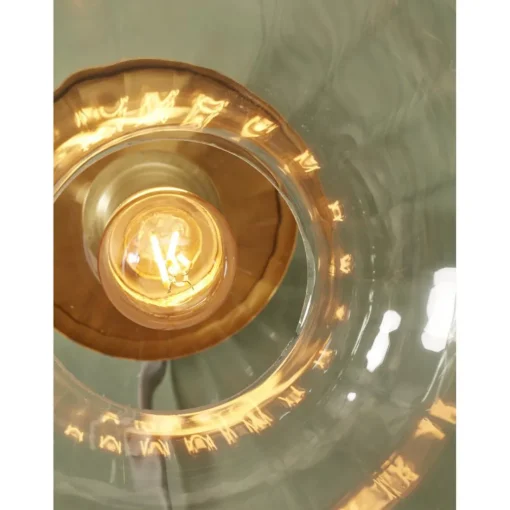 Luminaire de Plafond en Verre Brussells Rond Transparent