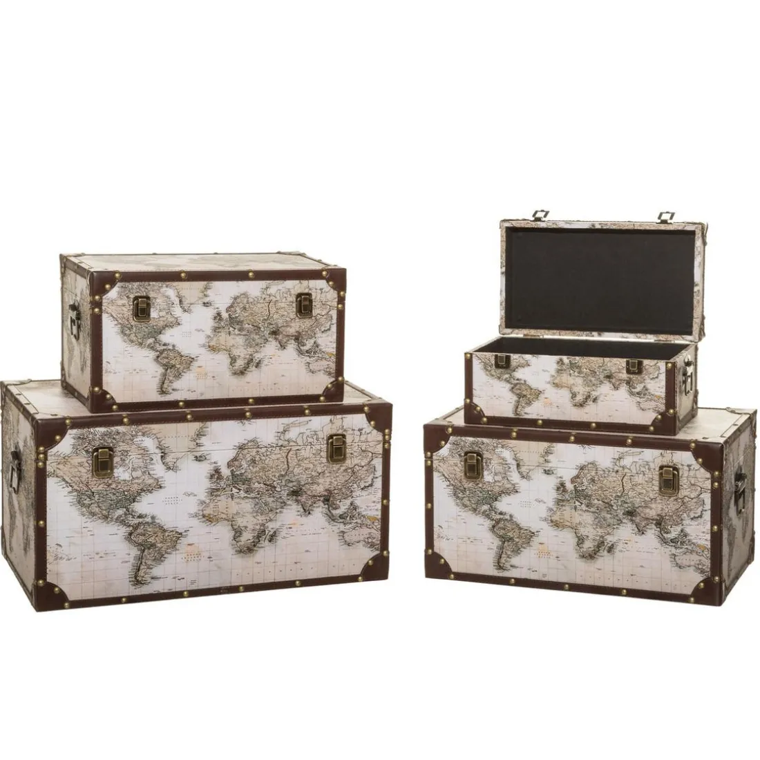 Malle Mappemonde Loft (lot de 4)