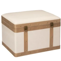 Malle Norah En Tissu Lin (lot de 3)