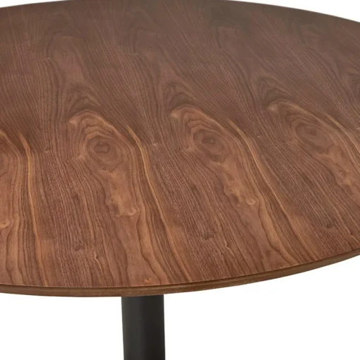 Mange-debout / table haute 'OSTERIA' en bois finition Noyer
