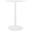 Mange-debout ou table haute 'CARACAS' blanche