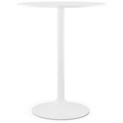 Mange-debout ou table haute 'CARACAS' blanche