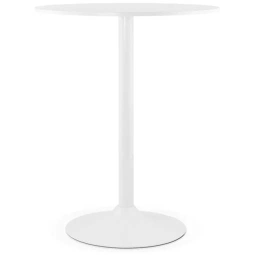 Mange-debout ou table haute 'CARACAS' blanche