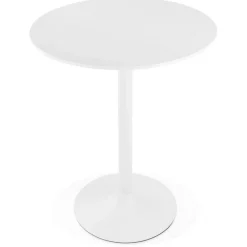 Mange-debout ou table haute 'CARACAS' blanche