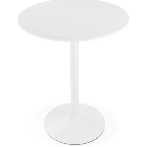 Mange-debout ou table haute 'CARACAS' blanche