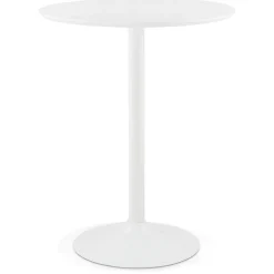 Mange-debout ou table haute 'MADISON' blanche