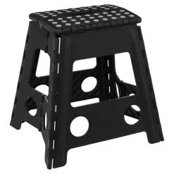 Marchepied en plastique noir