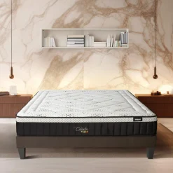 Matelas CELESTIN 2.0 blanc et noir