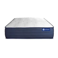 Matelas memoire de forme 5 zones de confort Bleu