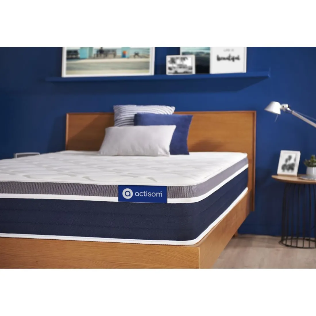Matelas Ressorts ensaches memoire de forme Maxi epaisseur 7zones de confort ACTIFLEX CONFORT