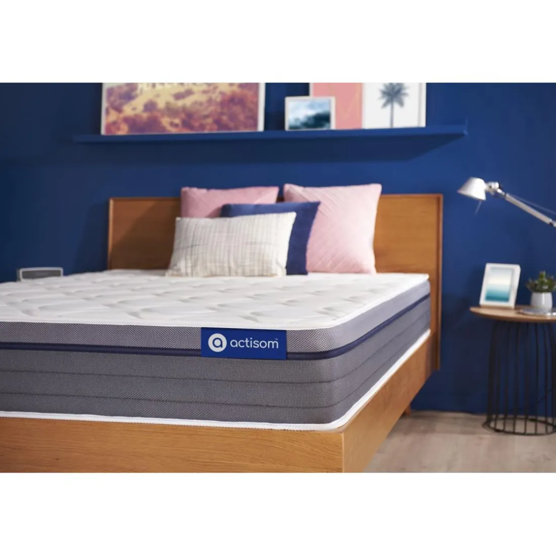Matelas Ressorts ensaches Memoire de forme ACTIFLEX ZEN Maxi epaisseur 7 zones de confort