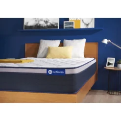 Matelas Ressorts ensaches Memoire de forme ACTIFLEX MAX Maxi épaisseur 7 zones de confort