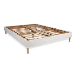 Matelas sommier kit blanc Memo Spring Ressorts ensaches MAXI épaisseur