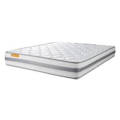 Matelas sommier kit gris Memo Spring Ressorts ensaches MAXI épaisseur