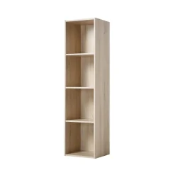 Meuble à 4 cases en bois Beige