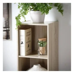 Meuble à 4 cases en bois Beige