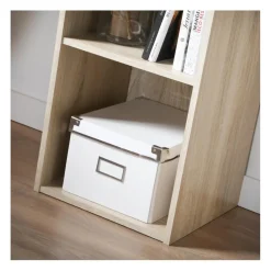 Meuble à 4 cases en bois Beige