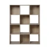 Meuble à 12 cases en bois Beige