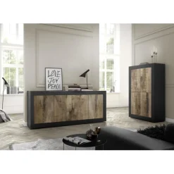 Meuble 4 portes en panneaux de particules de première qualité