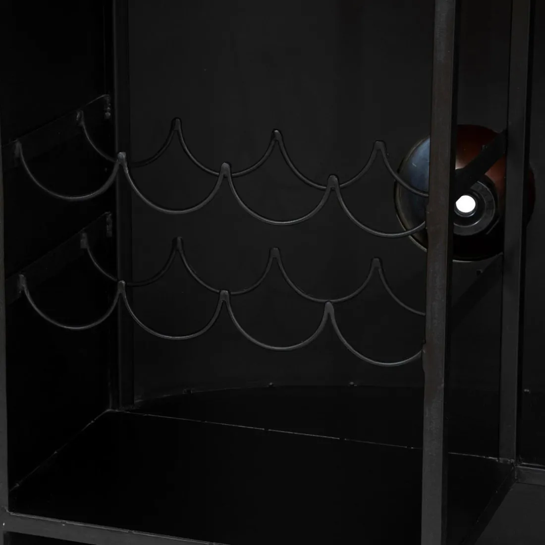 Meuble Bar Van Noir et Blanc GASTON