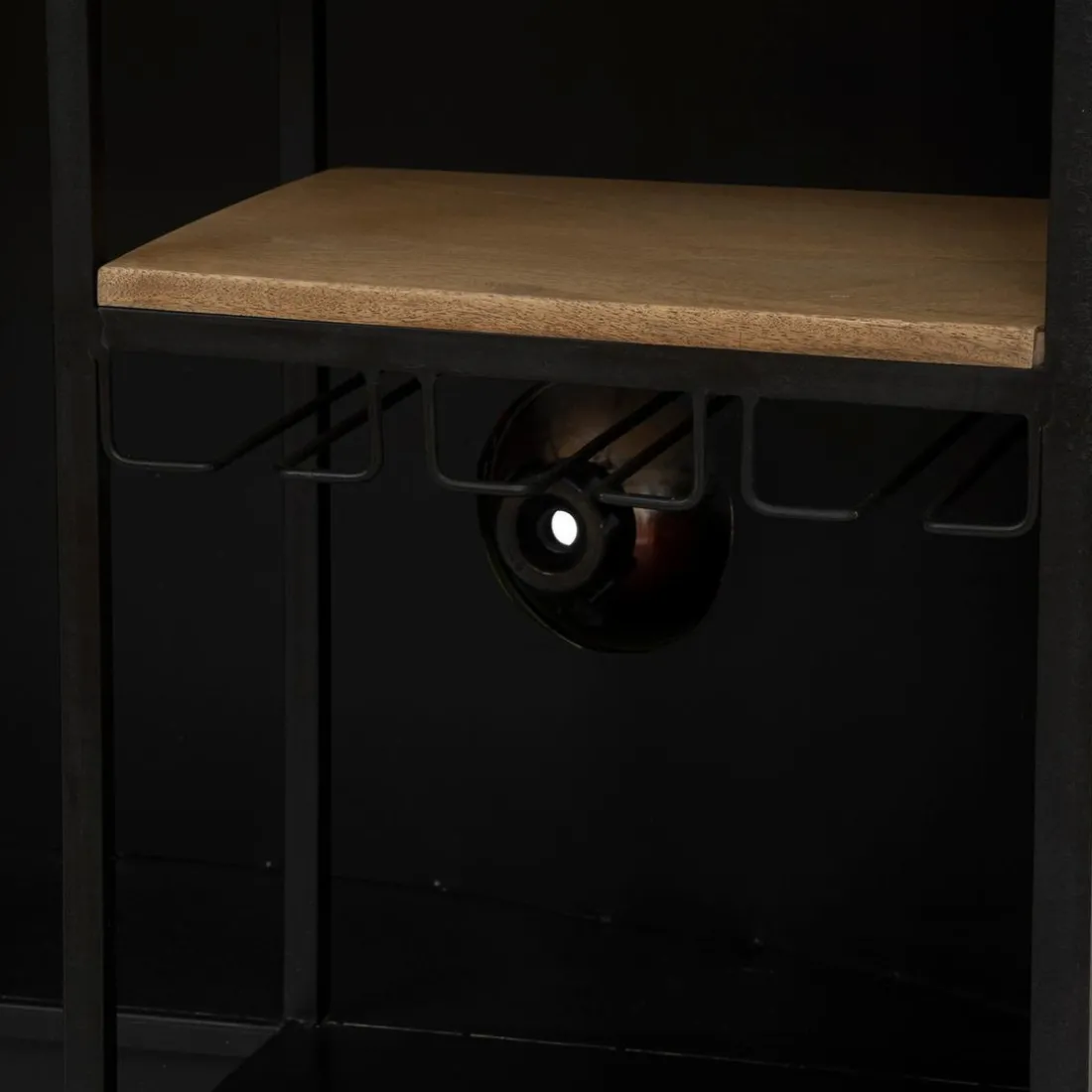 Meuble Bar Van Noir et Blanc GASTON