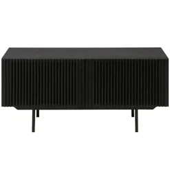 Meuble bas 2 portes noir