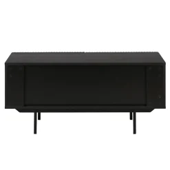 Meuble bas 2 portes noir