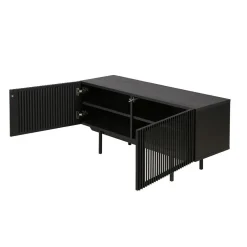 Meuble bas 2 portes noir