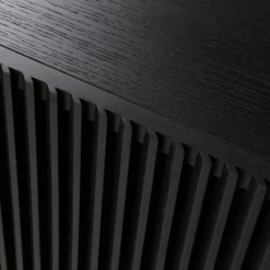 Meuble bas 2 portes noir