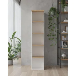 Meuble bibliotheque avec 4 étagères en chene EASY