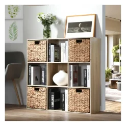 Meuble de rangement à 9 cases Beige