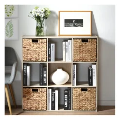 Meuble de rangement à 9 cases Beige