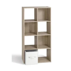 Meuble de rangement à 8 cases Beige