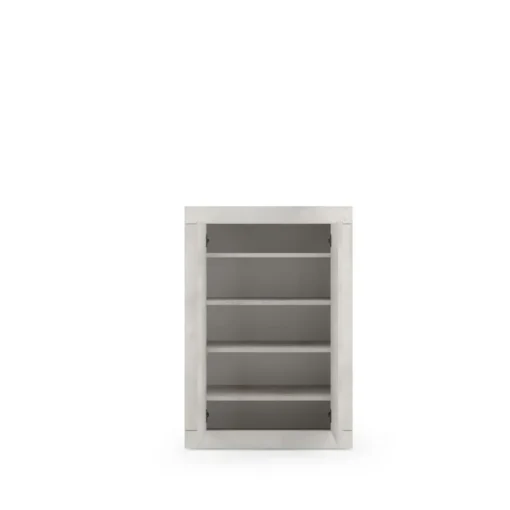 Meuble de rangement 2 portes multifonctionnel Blanc