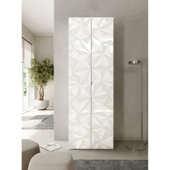 Meuble de rangement 2 portes 3 étagères