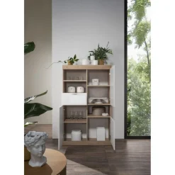 Meuble de rangement 3 portes et 1 portes Blanc