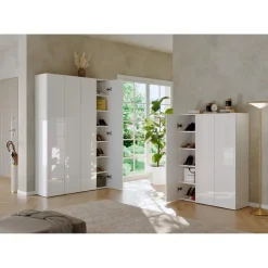 Meuble de rangement 4 portes 5 étagères reglable