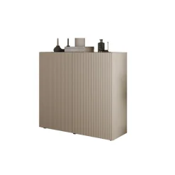 Meuble de rangement 2 portes RIO Panneaux de particules de première qualité Portes en MDF