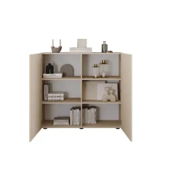 Meuble de rangement 2 portes RIO Panneaux de particules de première qualité Portes en MDF