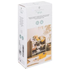 Meuble de rangement avec bacs de jeu