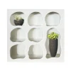 Meuble de rangement style naturel organique Salavador Blanc