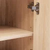 Meuble de salle de bain Abana 1 porte bois clair