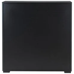 Meuble haut 4 portes chêne naturel et laqué anthracite